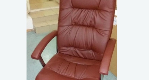 Обтяжка офисного кресла. Зеленоград